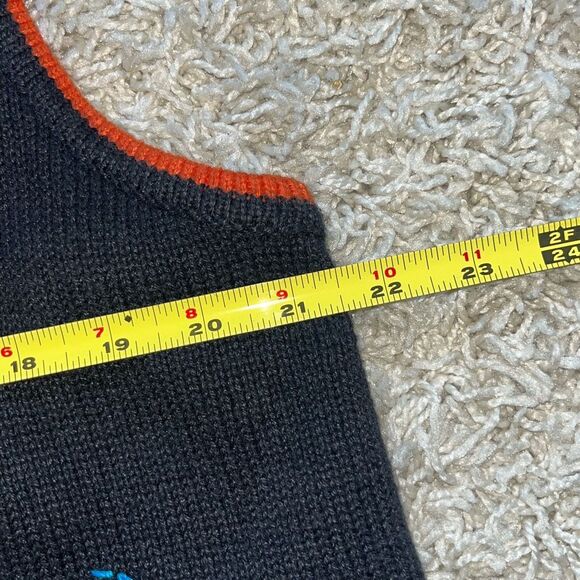 Vintage Studio Treat Knit Halloween Fall Autumn Vest Size XL - Picture 5 of 10